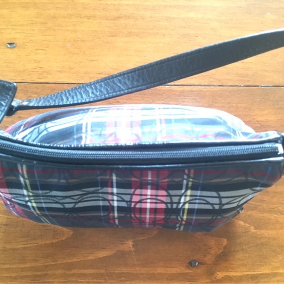 Coach Signature Sparkle Tartan Plaid Bag - Picture 2 of 11